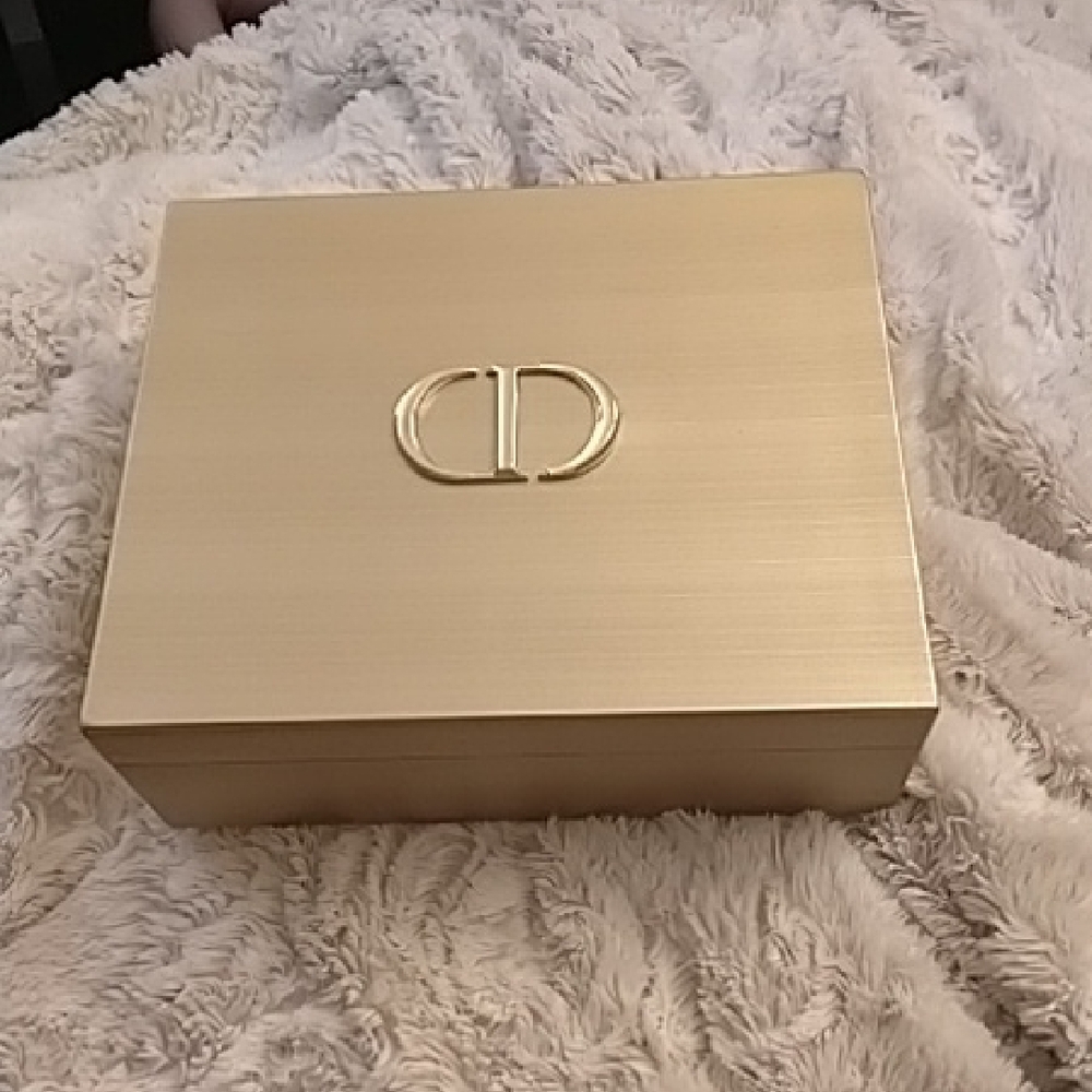 Dior Vintage Gold Jewelry Box